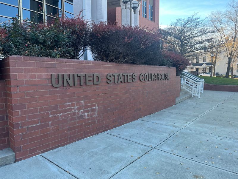 The outside of the federal courthouse in Covington.