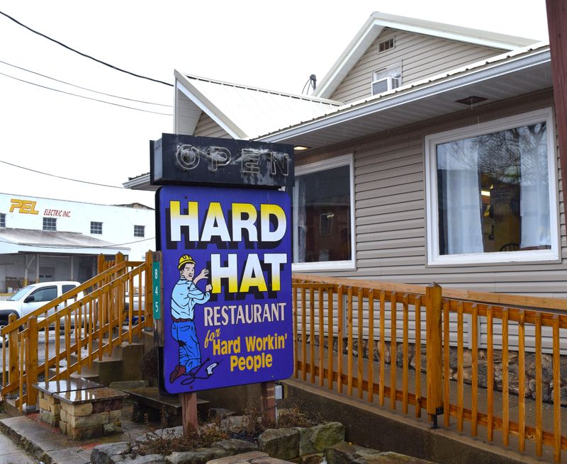The Hard Hat is located on the south side of Wooster at 845 Spruce St. and features breakfast and lunch.