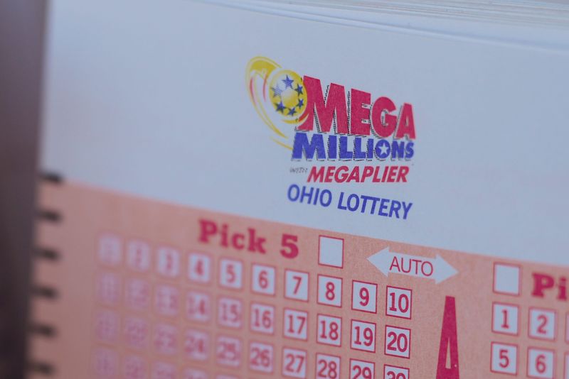 Lottery tickets are on display at the Dairy Mart on Beechmont Avenue in the Mt. Washington neighborhood of Cincinnati on Wednesday, March 20, 2024.