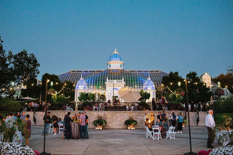 An event from June, 2024 at the Franklin Park Conservatory's Palm House, also known as the Victorian glass house, which is getting state tax credits for upkeep.