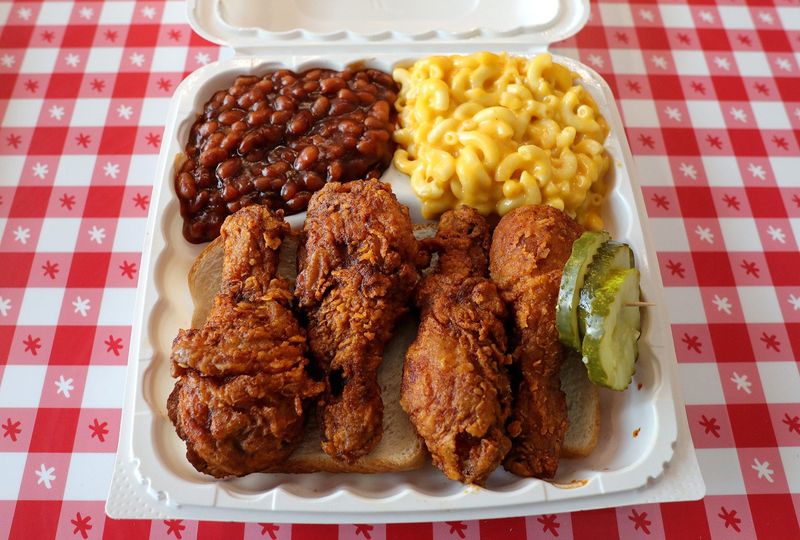 Drumsticks, Ma's mac and baked beans were staples of the Hot Chicken Takeover menu in 2021 before it was first sold to corporate owners.