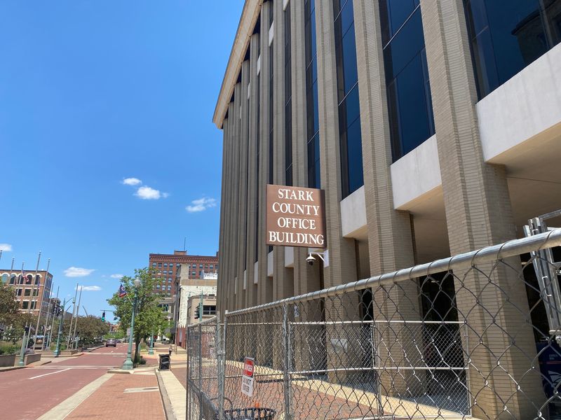 The Stark County Office Building is located at 110 Central Plaza S in Canton.