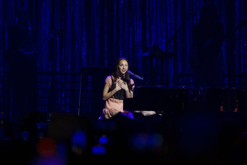 Olivia Rodrigo performs at The Andrew J Brady Music Center in Cincinnati, Ohio, on Friday, April 22, 2022.