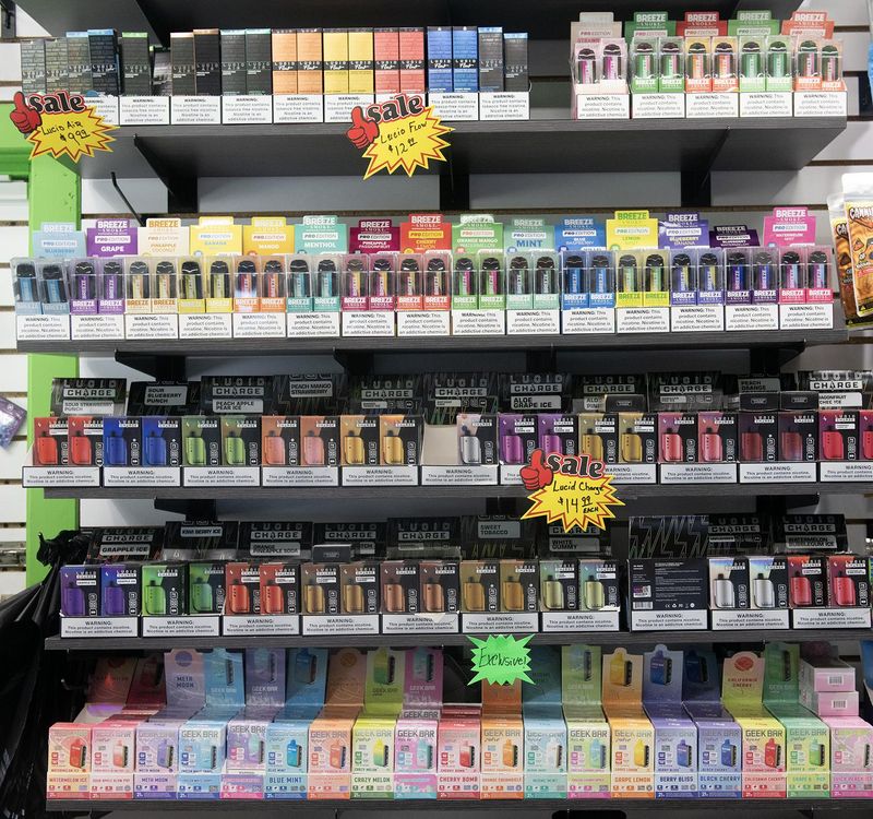 Smoke Smugglers supply of Lucid products on Monday, July 22. Akron City Council's Planning & Economic Development Committee proposing new vape shop legislation.