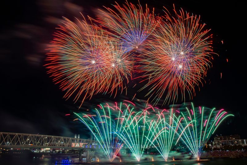 The Western & Southern WEBN Fireworks light up the sky Aug. 31.