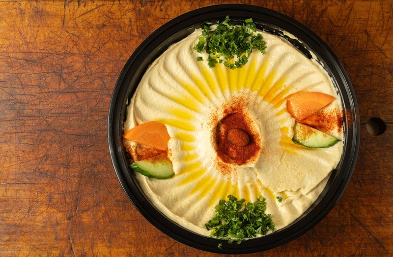 Hummus at Lavash Cafe
