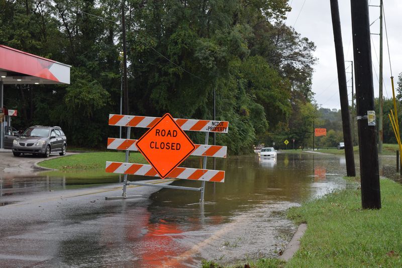 Before Tropical Storm Helene made it to Western North Carolina on Sept. 26, Amboy Road was closed between Interstate 240 and Meadow Road in West Asheville due to flooding.