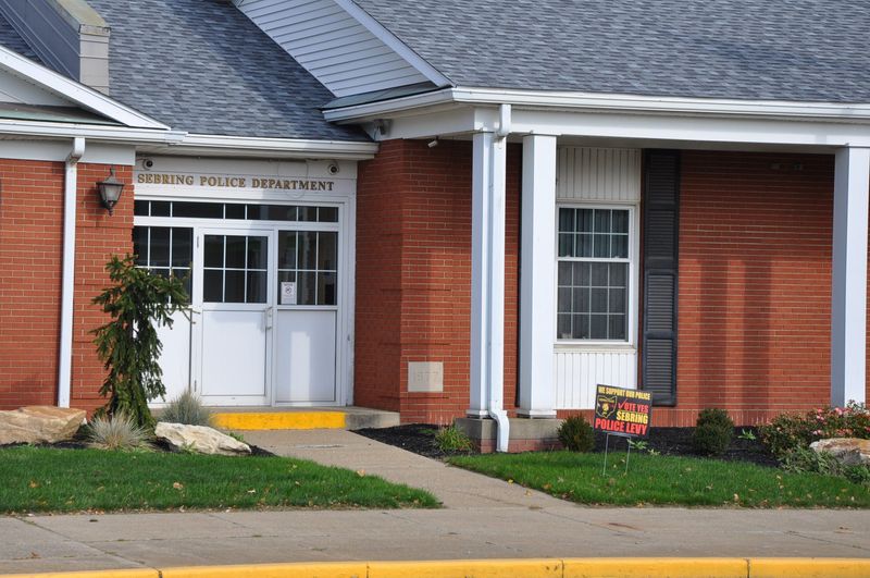 Sebring Police Department at 135 E. Ohio Ave. in Sebring, Ohio, a village in Mahoning County. The department has a 2-mill levy on the Nov. 5, 2024, ballot.