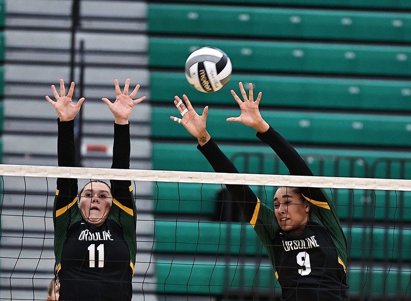 Ursuline's Jillian Forrest (9) is committed to the University of Washington.