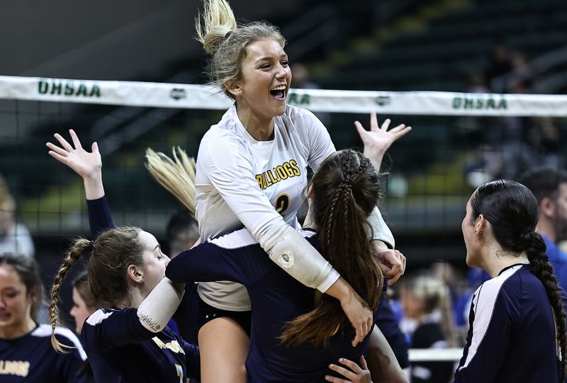 St. Ursula's Emma Frietch (2) was the 2024 Girls Greater Catholic League Athlete of the Year.