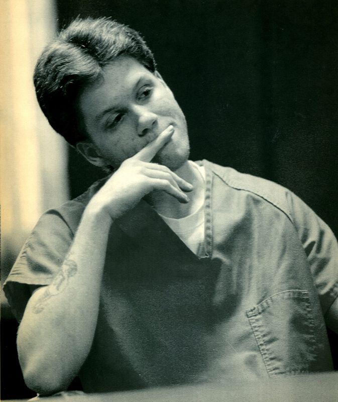 Tyrone Noling, shown in this 1993 photo, has been on Ohio's death row since his 1996 conviction in the deaths of an elderly Portage County couple six years earlier. He has denied guilt and is seeking a pardon while continuing his longtime pursuit of a new trial.