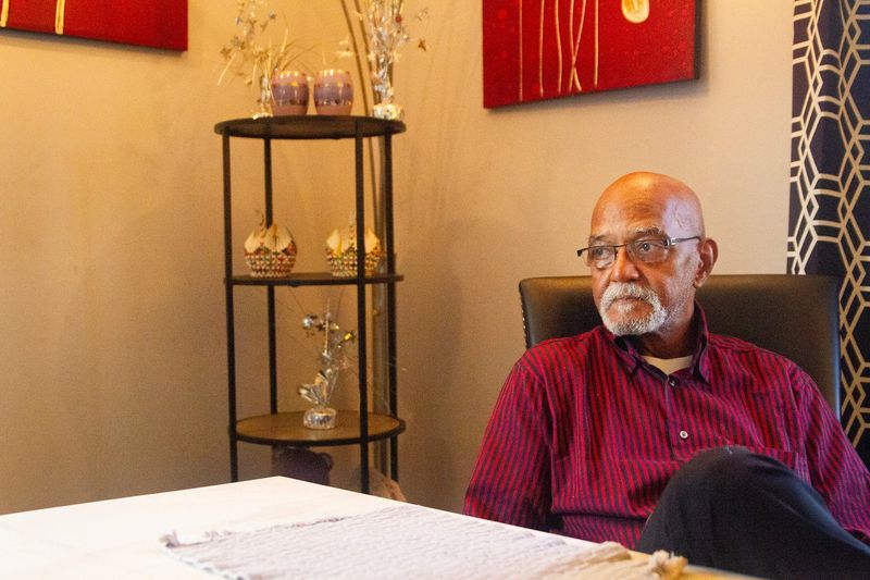 Elwood Jones, 73, has been living with his sister since his release from prison in 2023 after spending almost 30 years on Ohio's death row. A judge overturned his murder conviction in 2022.