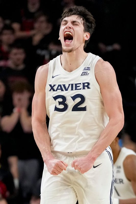 Xavier forward Zach Freemantle (32) was a second-team All-Big East selection in 2025.