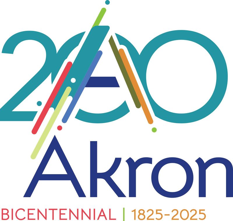 Akron Bicentennial logo.