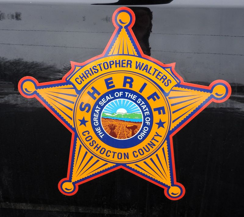 Star emblem for Coshocton County Sheriff's Office, Sheriff Christopher Walters