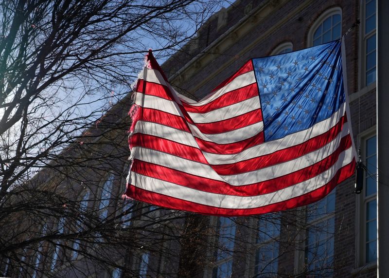 The American flag was flying at half-staff at Rothenberg Preparatory Academy in Clifton on Jan. 9. 2024.