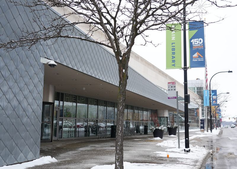 Akron-Summit County Public Library, main branch at 60 S. High St. on Thursday, Jan. 16.