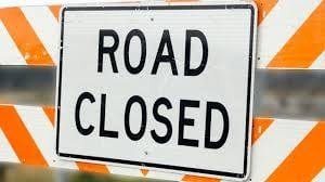 Road closed