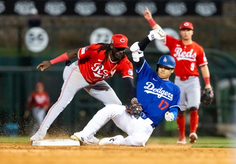 The Reds' Elly De La Cruz and the Dodgers' Shohei Ohtani