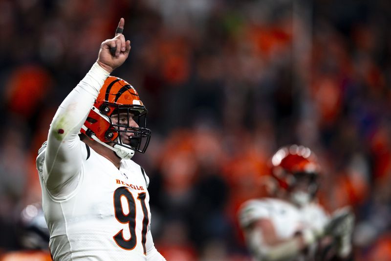 Defensive end Trey Hendrickson with the Cincinnati Bengals