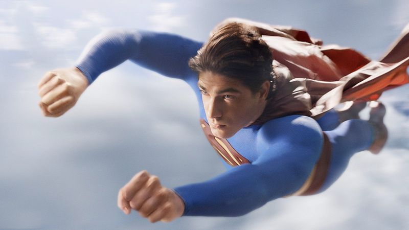 Brandon Routh portrays Superman in Warner Bros. Pictures' and Legendary Pictures' action adventure "Superman Returns."