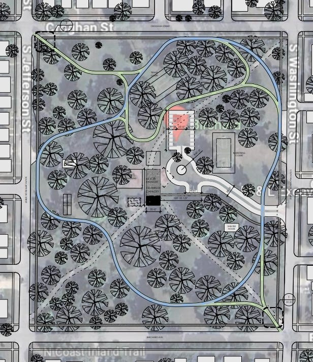 Fremont city officials released a revitalization proposal for Birchard Park.