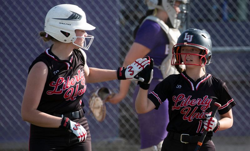 Liberty Union took on Bloom-Carroll in varsity girls softball at Bloom-Carroll High School on April 28, 2025, in Carroll, Ohio.