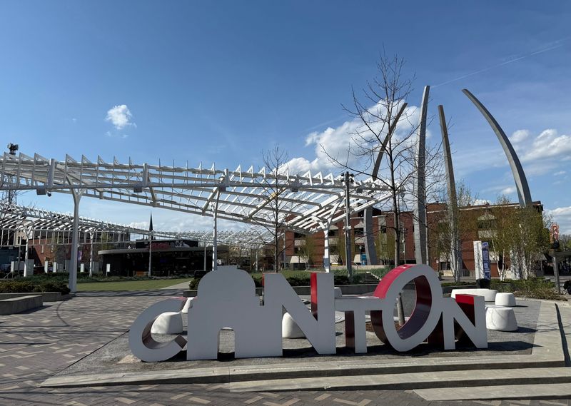 Centennial Plaza in downtown Canton will be the site of numerous summer events, including a movie series and live music during First Friday festivities.