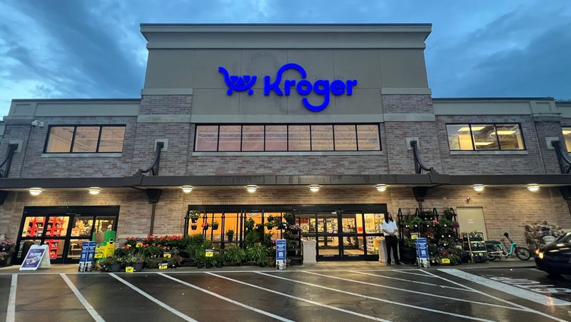 The Kroger grocery store at 3417 N High St. in Clintonville. Kroger and other local grocery chains offer perks programs to build loyalty and allow repeat customers to save on their purchases.