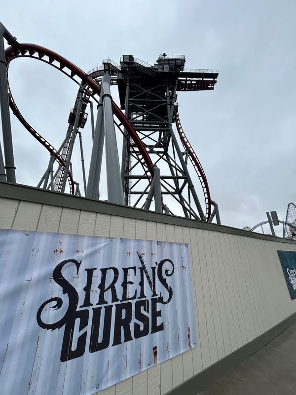 Cedar Point has started testing its new Siren's Curse roller coaster.