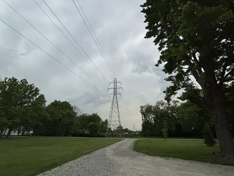 Storm clouds shroud the sky above Logan, Indiana, as severe weather makes its way to the Greater Cincinnati region on May 16.
