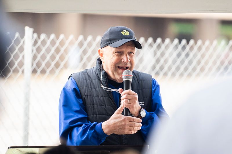 Mid-Ohio Food Collective President and CEO Matt Habash, seen in May 2025 talking about the new Eastland Prosperity Center on Refugee Road, announced on April 30, 2026, that he will be retiring from his role at the collective's helm after more than four decades of service.