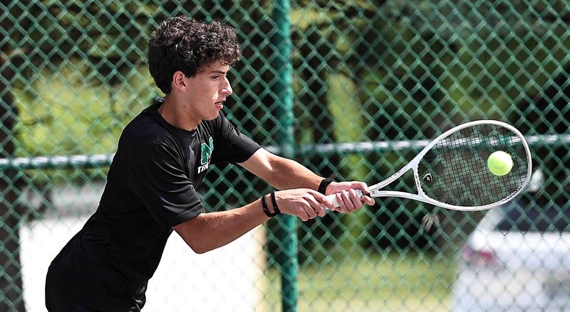 Mason's Greg Bernadsky started his state title defense with another sectional championship.