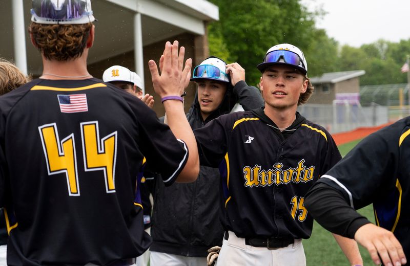 Unioto played New Lexington in tournament baseball action at Logan High School on May 27, 2025, in Logan, Ohio.