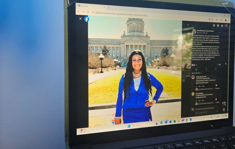 Elsmere Councilwoman Serena Owen, photo from her Facebook page.