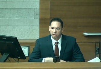 Former Mount Carmel doctor William Husel testifies on June 9 in his defamation trial against Mount Carmel, its parent company and former CEO.