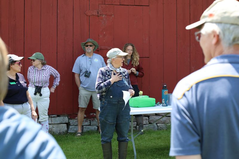 Vicki Rae Harder-Thorne, founder of Earth Heart Farms, welcomed local teachers for a continuing education program on her 80-acre H2Ohio wetland.