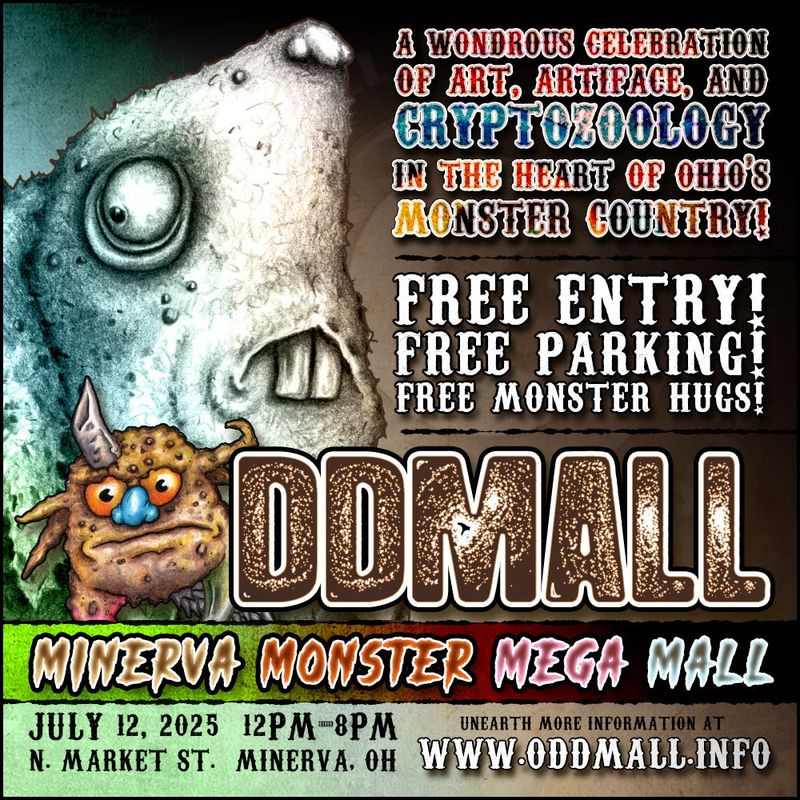 Minerva Monster Mega Mall will be held July 12, 2025, along North Market Street in Minerva. The event is one of a series of Oddmall events throughout Northeast Ohio.