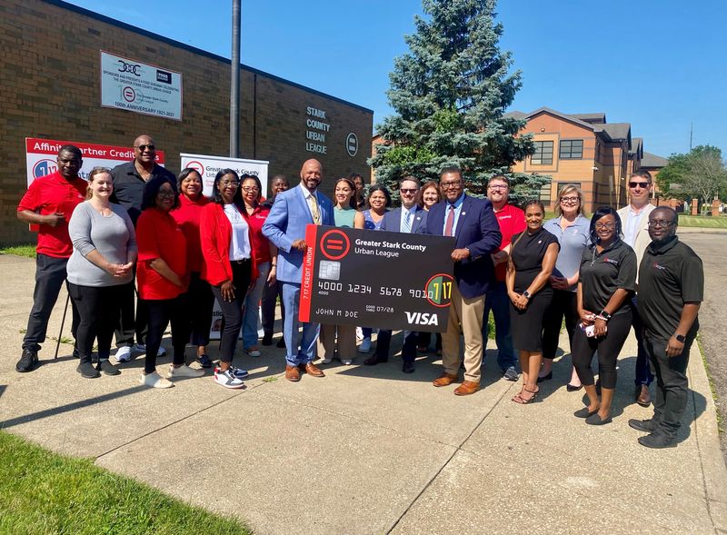 The Stark County Urban League and 717 Credit Union unveil their affinity credit card.