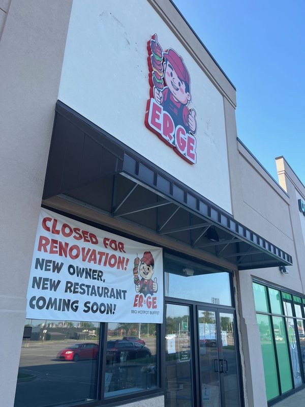 PJ Hot Pot opened in February 2024 at 6100 Sawmill Road on the Northwest Side. Renovations are being done inside to turn the space into ER-GE, another hot pot and Korean barbecue restaurant.