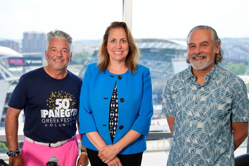 Peter Rodish and Cathy Stavros from the Panegyri Greek Festival join Enquirer editor Beryl Love on the June 25 episode of That’s So Cincinnati.