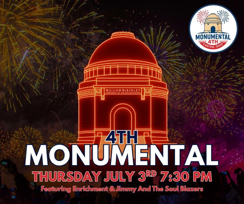 The Monumental 4th celebration will be July 3, 2025.