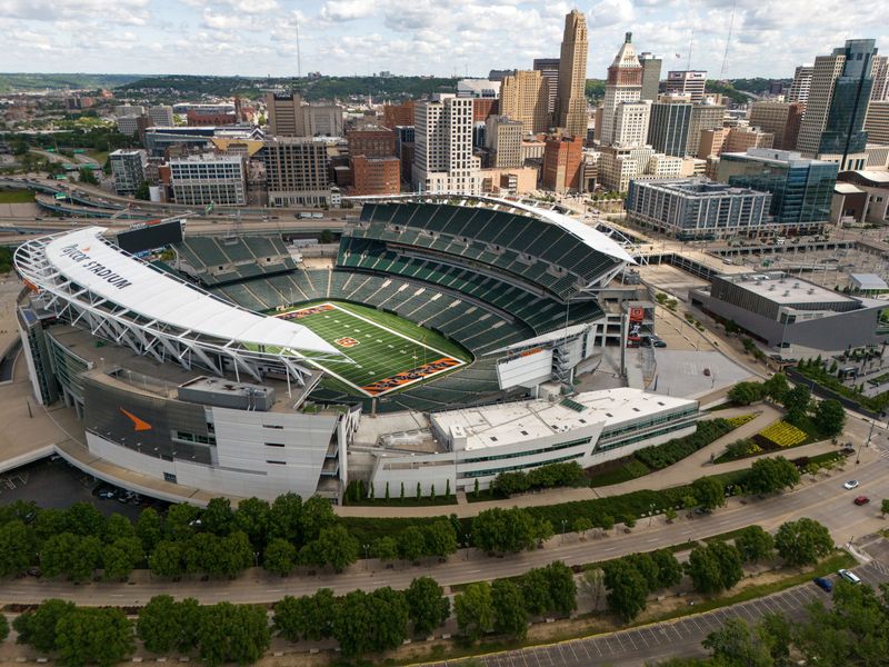 Paycor Stadium, home of the Cincinnati Bengals, in downtown Cincinnati on Friday, May 23, 2025.