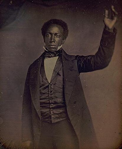 Edward James Roye of Newark has been the subject of many articles over the years.