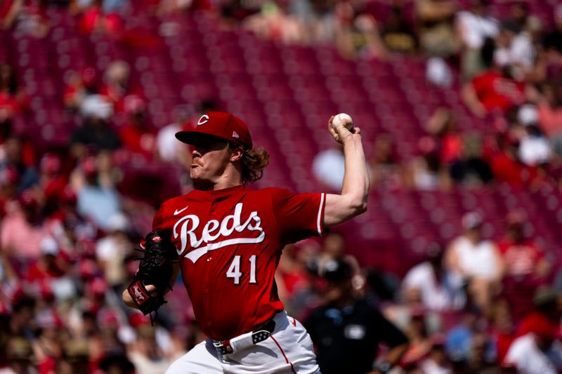 Andrew Abbott allowed only a solo home run in five innings of the Reds' 6-4 loss to the San Diego Padres Saturday, June 28. Abbott's ERA stands at 1.79 after 14 starts.