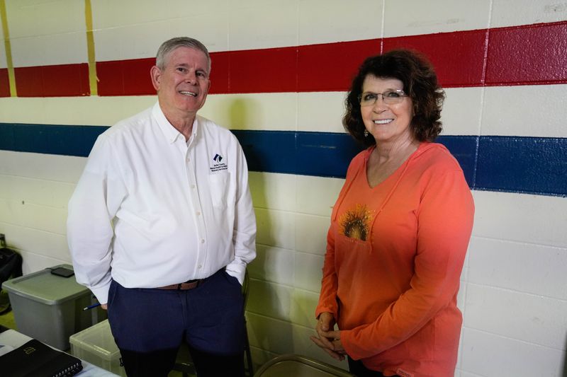 Cindy Carpenter, right, has served as a Butler County Commissioner since 2011. She's running for reelection.