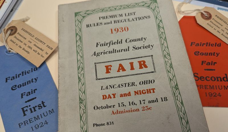 A Fairfield County Fair book from 1930.