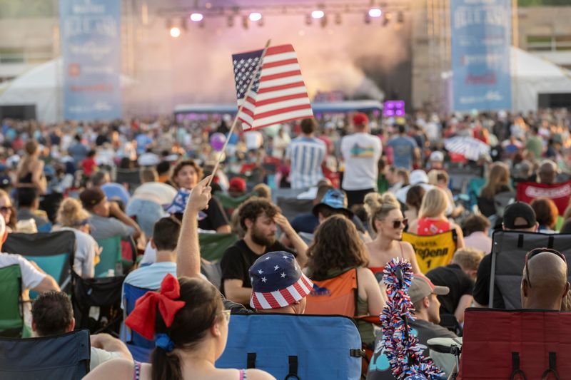 The annual Red, White & Blue Ash celebration drew thousands of people to Summit Park on July 4, 2025, with live music, great food and, of course, a huge fireworks show by Arthur Rozzi Pyrotechnics.