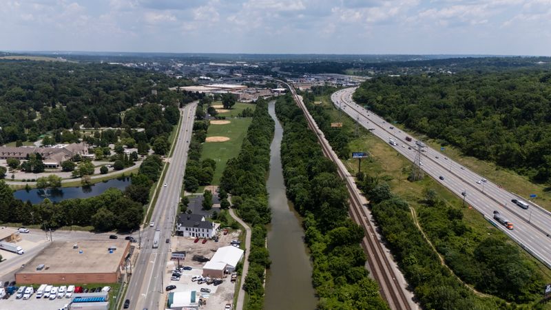 The newly-accessible Mill Creek holds potential to spur redevelopment and recreation in a long-industrial pocket of Cincinnati.