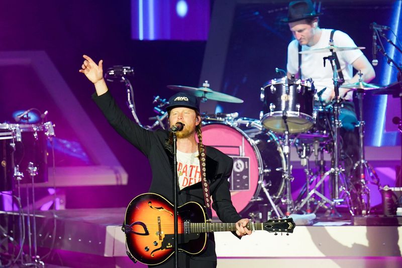 The Lumineers perform for a sold out crowd at Riverbend Music Center on July 8.